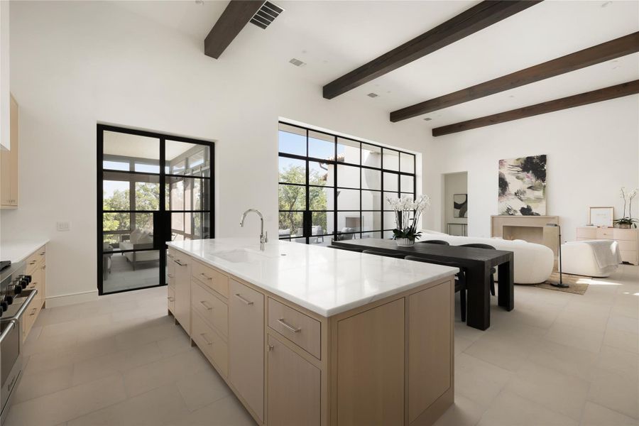 Furnished interior view inside a new home in Amarra Villas, Austin (Image 19).
