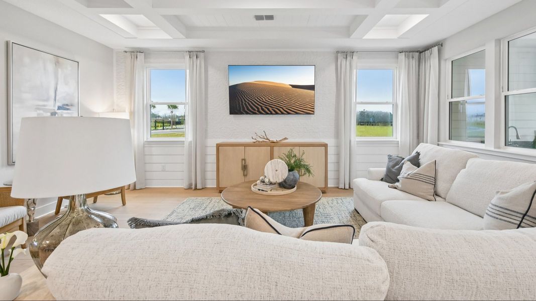 DRB Homes Living Area - Not Photo of Actual Home
