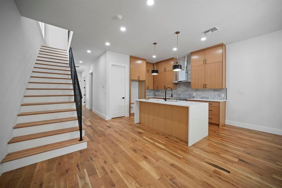 Furnished interior view inside a new home in , Dallas (Image 6).