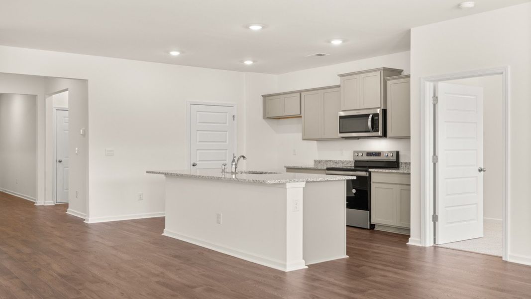 Furnished interior view inside a new home in Fox Crossing, Griffin (Image 4). Furnished interior view inside a new home in Fox Crossing, Griffin (Image 4).