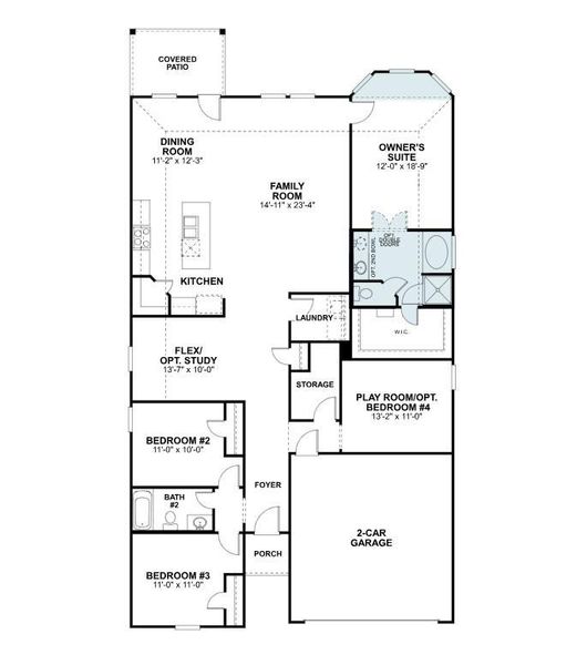 2D floor plan layout of this home in Lago Mar, Santa Fe, TX (Image 3). 2D floor plan layout of this home in Lago Mar, Santa Fe, TX (Image 3).