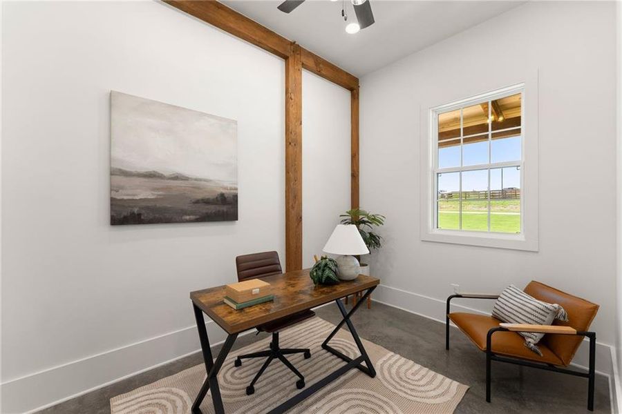 Furnished interior view inside a new home in , Clermont (Image 72). Furnished interior view inside a new home in , Clermont (Image 72).