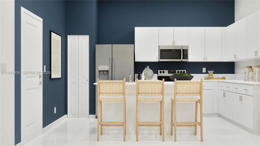 Furnished interior view inside a new home in Coral Landings, Miami (Image 2).