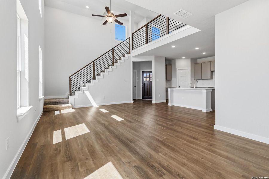 Spacious, unfurnished interior of a new home in Katzer Ranch, Converse (Image 21). Spacious, unfurnished interior of a new home in Katzer Ranch, Converse (Image 21).