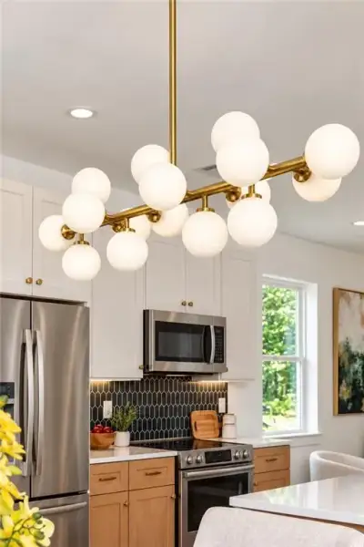 Furnished interior view inside a new home in , Atlanta (Image 15).