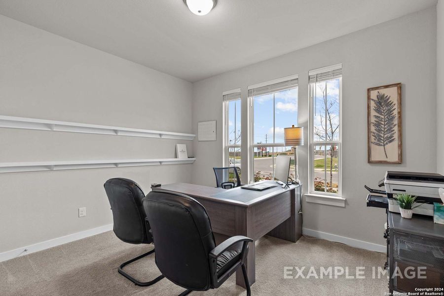 Furnished interior view inside a new home in Hannah Heights, Seguin (Image 37).