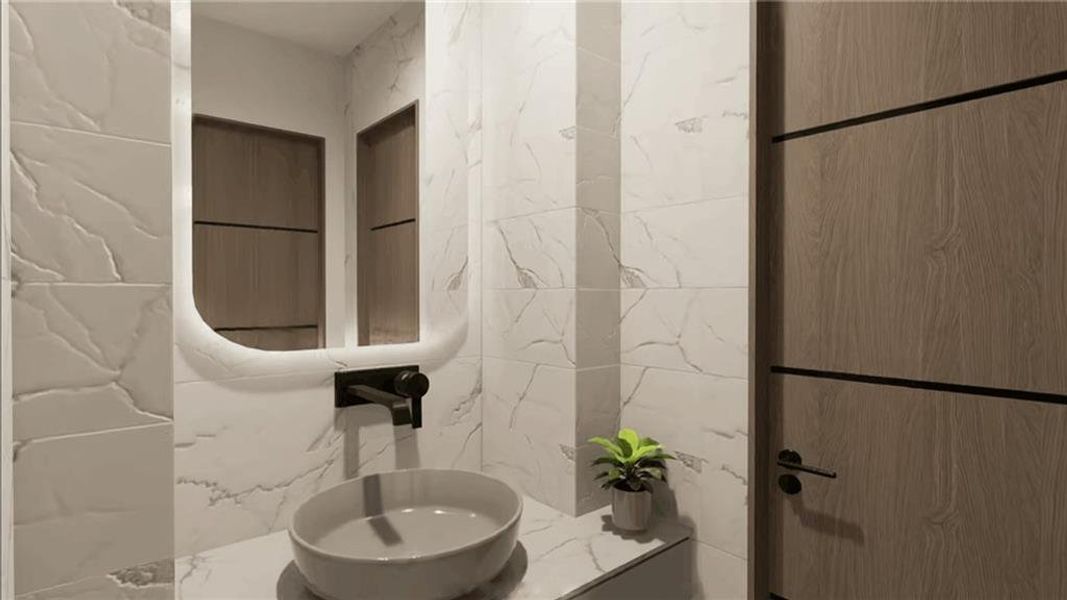 Close-up of interior finishes inside a home in , Fairburn (Image 19).