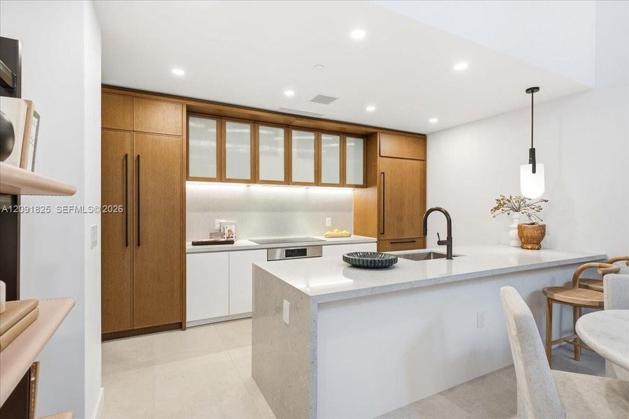 Furnished interior view inside a new home in , Miami (Image 27).