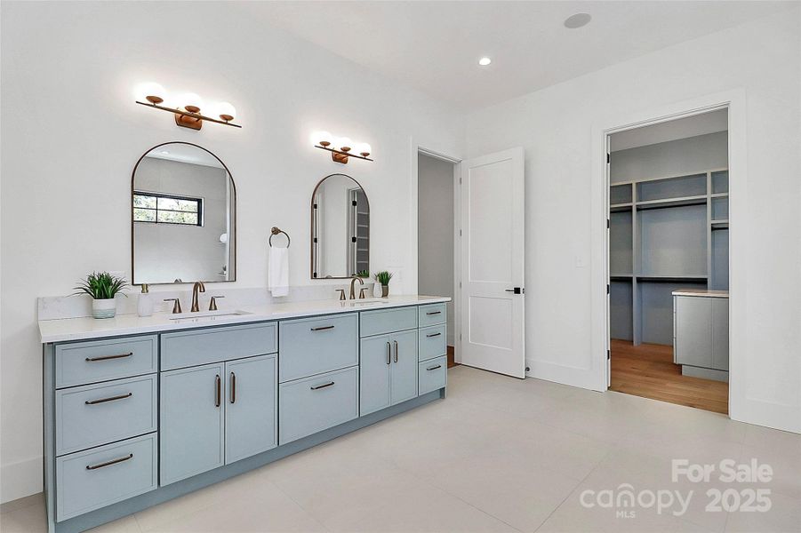 Furnished interior view inside a new home in , Charlotte (Image 30).