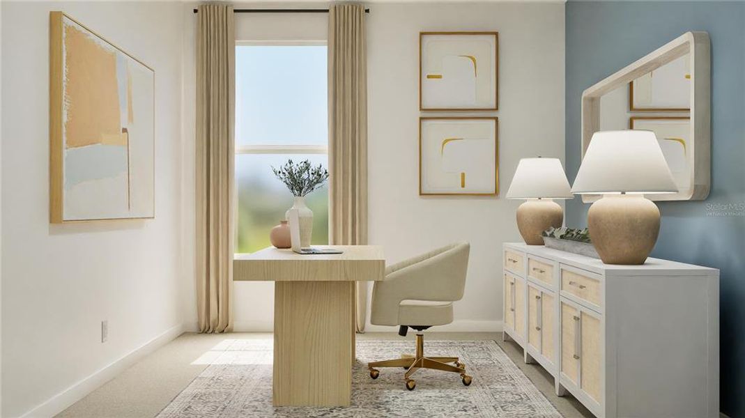 Furnished interior view inside a new home in , Kissimmee (Image 9).