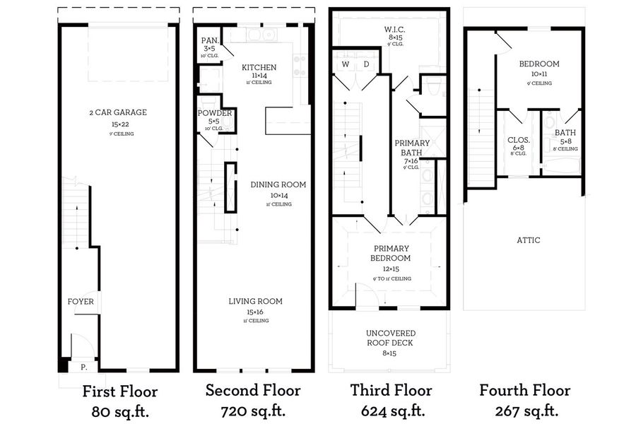 2D floor plan layout of this home in Upper East River, Houston, TX (Image 2). 2D floor plan layout of this home in Upper East River, Houston, TX (Image 2).
