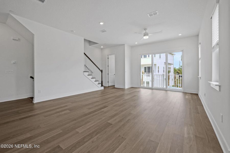 Spacious, unfurnished interior of a new home in North Beach Townhomes, Jacksonville Beach (Image 25).