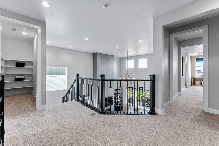 Furnished interior view inside a new home in Macanta, Castle Rock (Image 18).