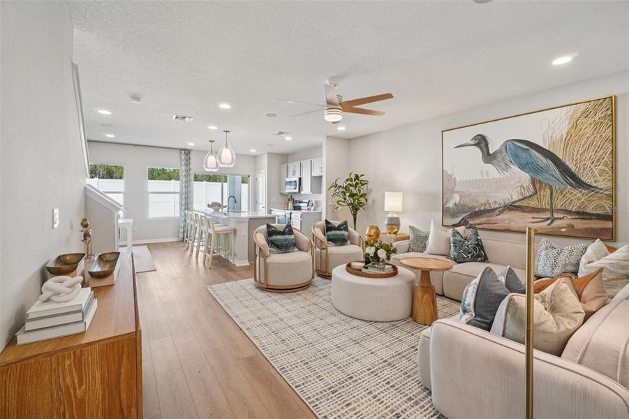 Furnished interior view inside a new home in Twin Oaks, Zephyrhills (Image 10).