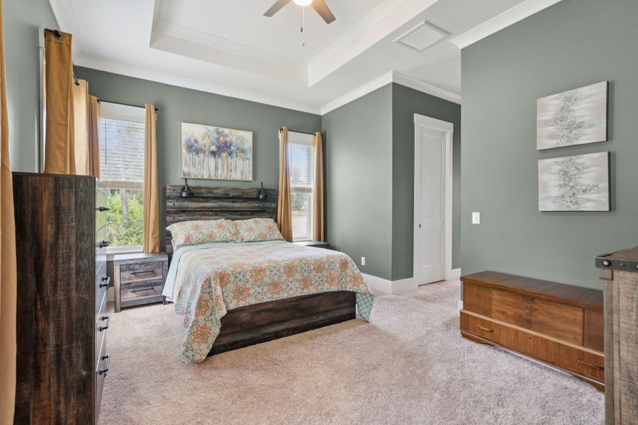 Furnished interior view inside a new home in , Huger (Image 12).