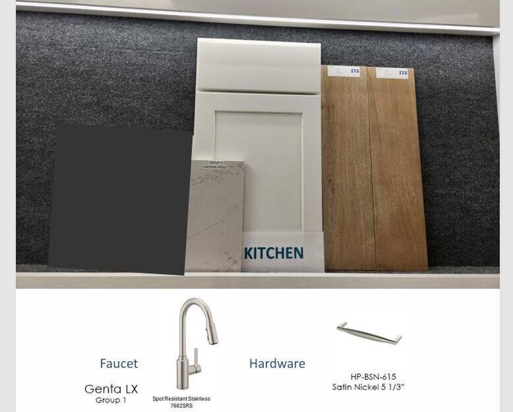 Sample of building materials used in homes in Del Webb Tradition, Port St. Lucie (Image 18).