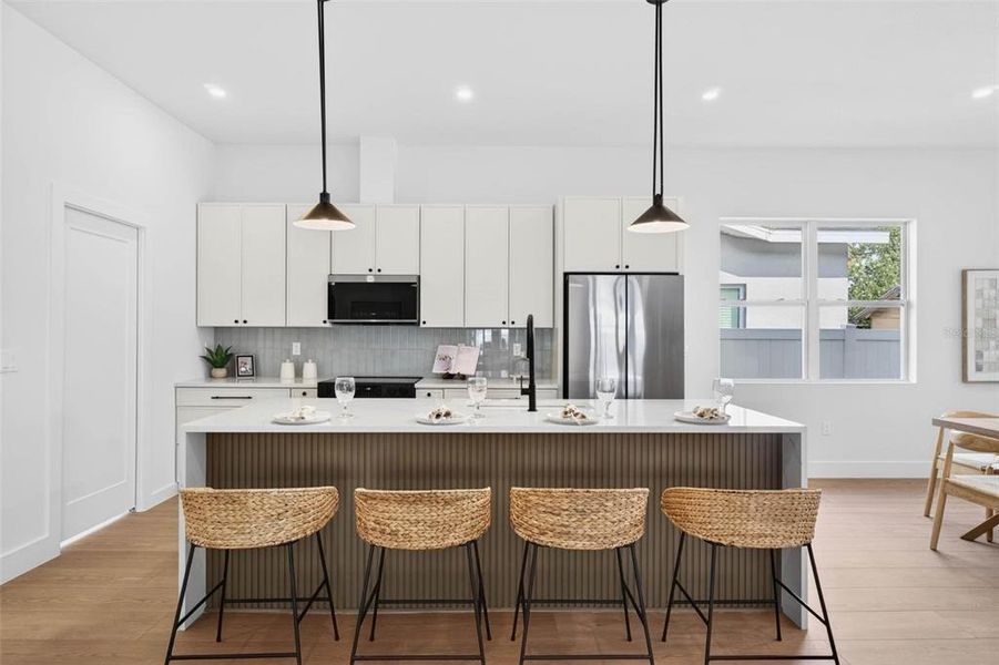 Furnished interior view inside a new home in , St. Petersburg (Image 14).