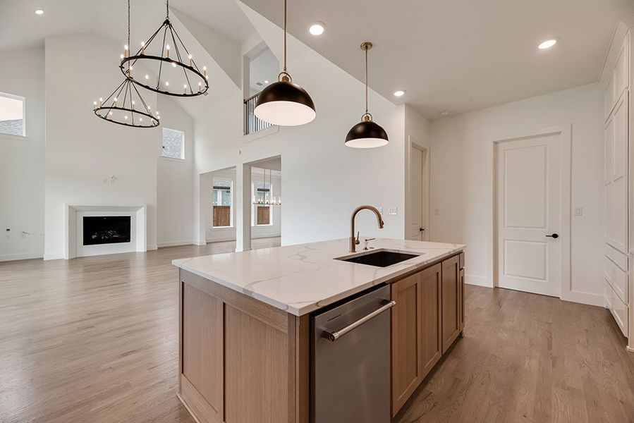 Furnished interior view inside a new home in Light Farms Graham/Reagan, Celina (Image 6). Furnished interior view inside a new home in Light Farms Graham/Reagan, Celina (Image 6).