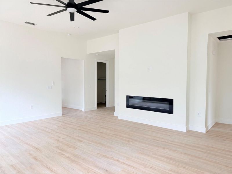 Unfurnished living room current stage of construction