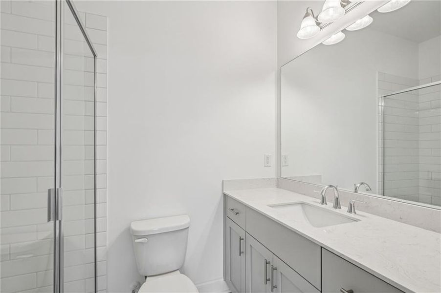Furnished interior view inside a new home in Evanshire Townhomes, Duluth (Image 17).