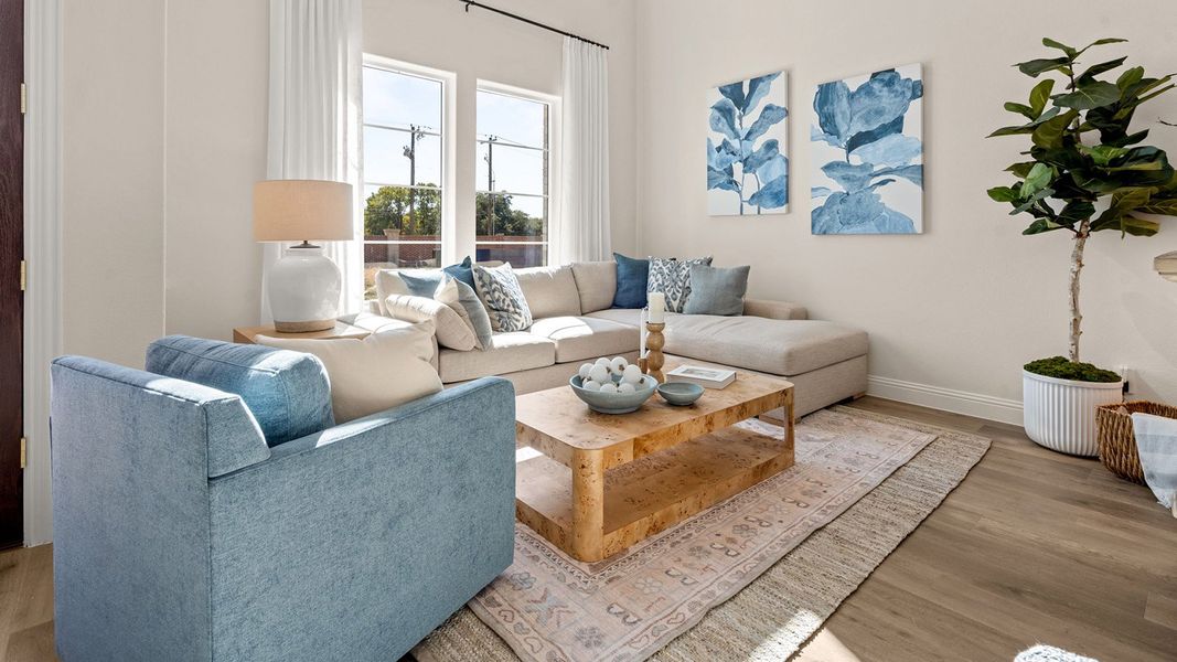 Furnished interior view inside a new home in Greenwood Square, Richardson (Image 9).