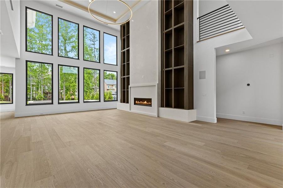 Spacious, unfurnished interior of a new home in , Sugar Hill (Image 61).