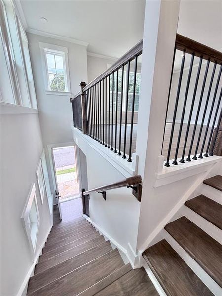 Spacious, unfurnished interior of a new home in The Groves at Myrtle, Roswell (Image 30).