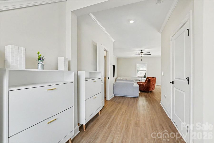 Furnished interior view inside a new home in Colonial Crossing, Troutman (Image 6).