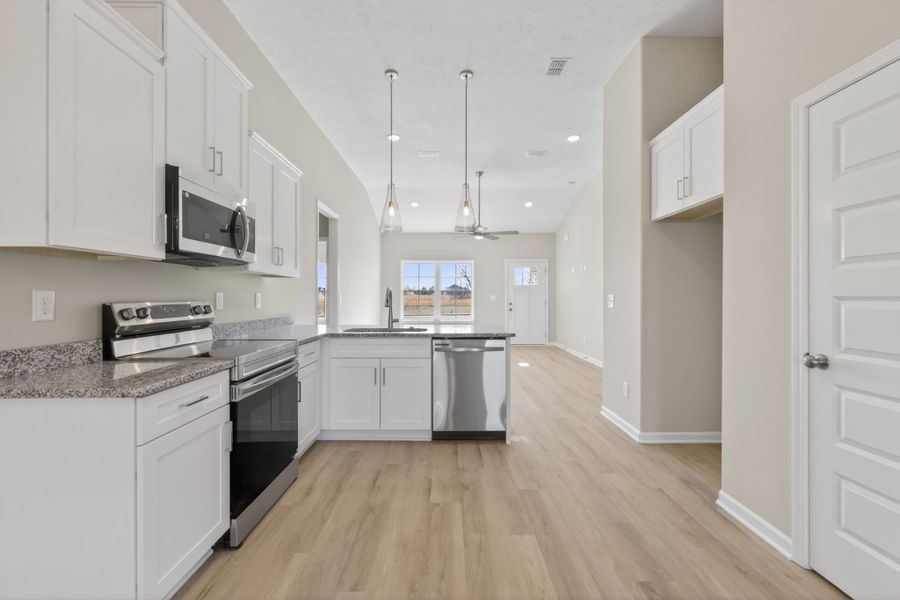 Furnished interior view inside a new home in Legacy Preserve, Tullahoma (Image 9).