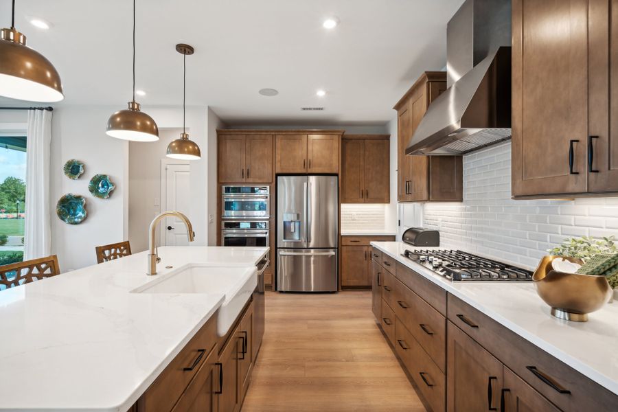 Representative furnished interior of a home built from the Torrence by Tri Pointe Homes in Seven Oaks, Belmont (Image 16).