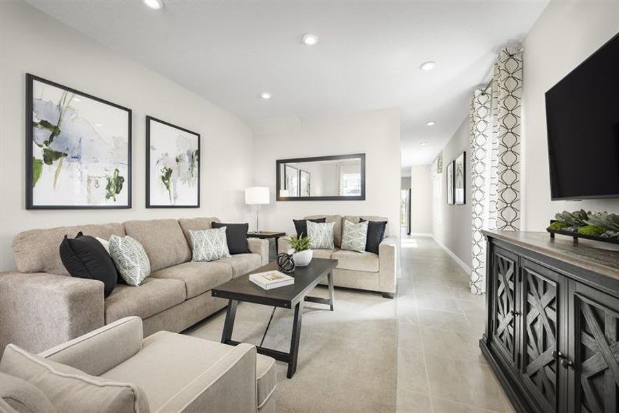 Furnished interior view inside a new home in Waverly Homes, Port St. Lucie (Image 5).