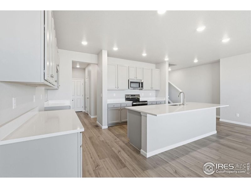 Furnished interior view inside a new home in Cordovan, Longmont (Image 10).