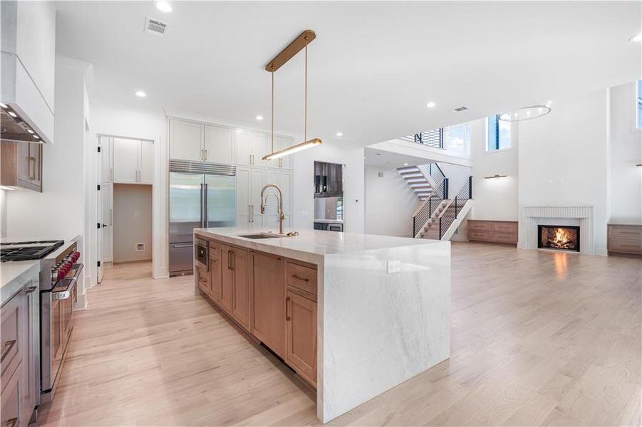 Furnished interior view inside a new home in , Alpharetta (Image 9). Furnished interior view inside a new home in , Alpharetta (Image 9).