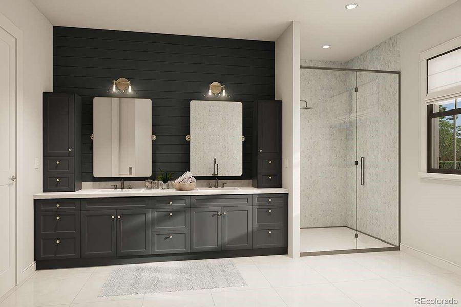 Furnished interior view inside a new home in , Kiowa (Image 6). Furnished interior view inside a new home in , Kiowa (Image 6).