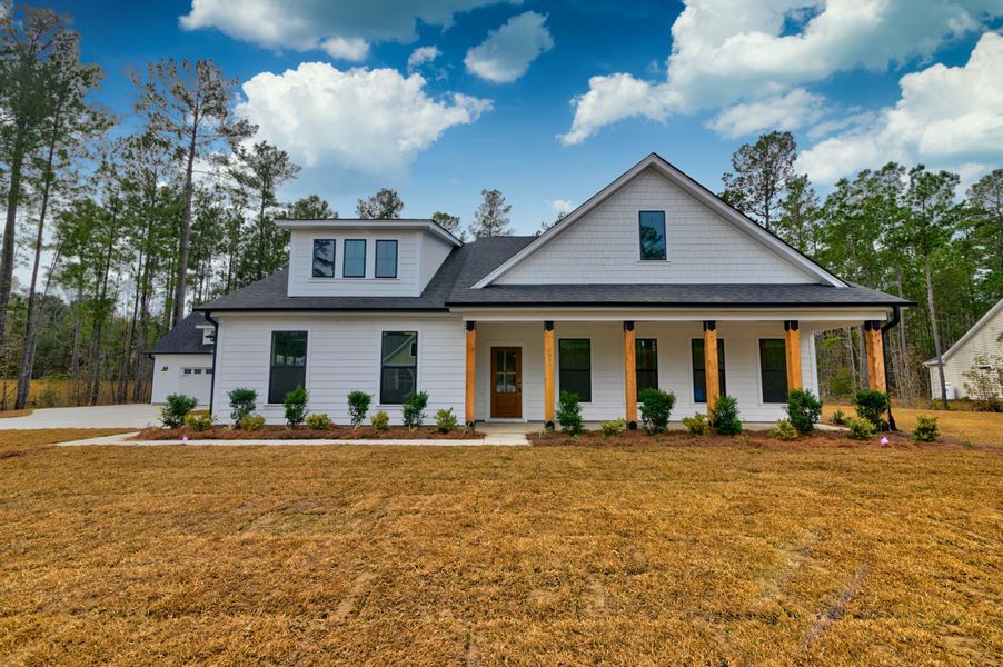 Representative exterior photo of a completed home built from the Sumter by Center Park Homes in Sweetbay Cove, Summerville, SC (Image 31). Representative exterior photo of a completed home built from the Sumter by Center Park Homes in Sweetbay Cove, Summerville, SC (Image 31).
