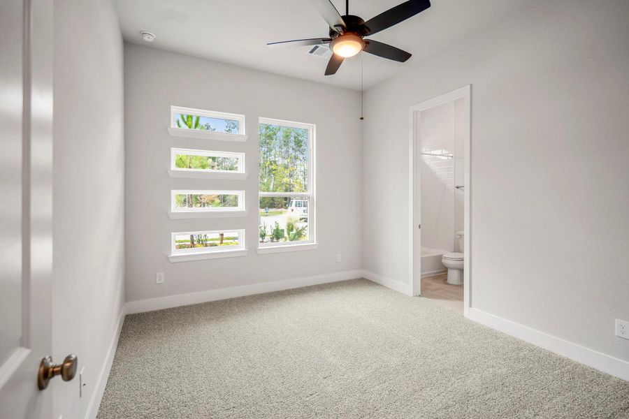 Spacious, unfurnished interior of a new home in ARTAVIA 55' Lots, Conroe (Image 36).