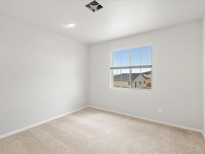 The Kenosha floorplan image taken at a Meritage Homes community in Falcon, CO.