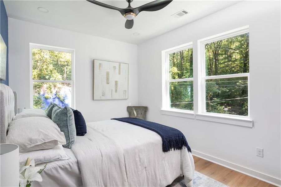 Furnished interior view inside a new home in , Atlanta (Image 12).