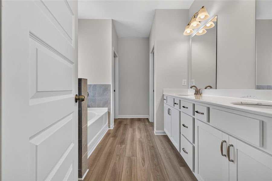 Furnished interior view inside a new home in North Haven, Rome (Image 10).