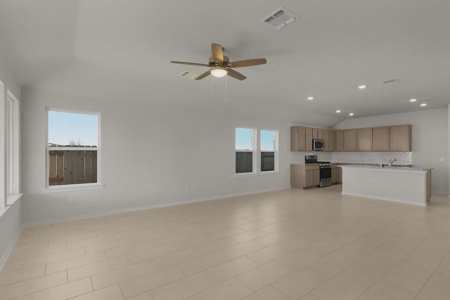 Representative unfurnished interior of a home built from the Kenzo by Chesmar Homes in Briarwood, Elgin (Image 6). Representative unfurnished interior of a home built from the Kenzo by Chesmar Homes in Briarwood, Elgin (Image 6).