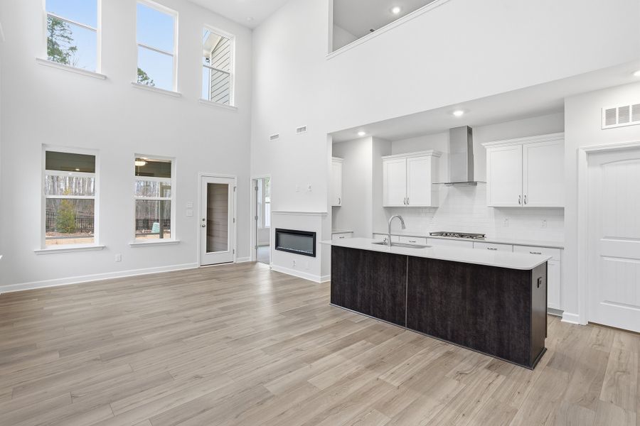 Furnished interior view inside a new home in Ovation at Sweetbrier, Durham (Image 7). Furnished interior view inside a new home in Ovation at Sweetbrier, Durham (Image 7).