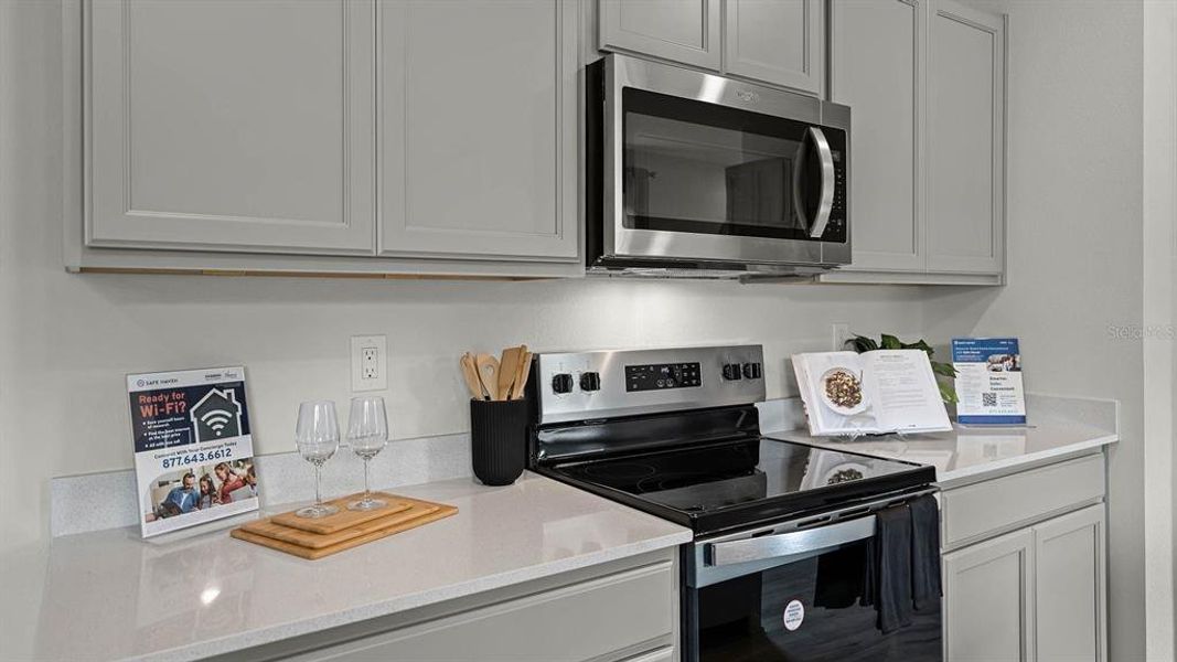 Furnished interior view inside a new home in Lake Deer Estates, Poinciana (Image 7).
