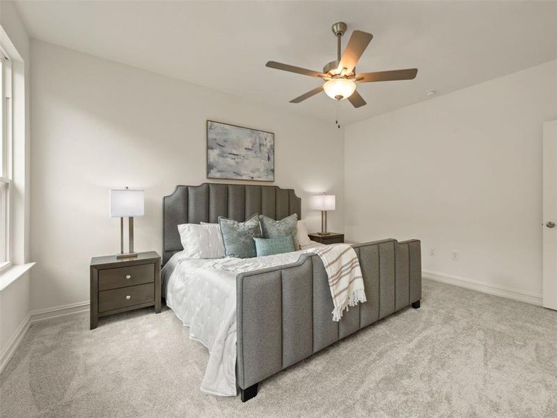 Furnished interior view inside a new home in Del Webb at Legacy Hills, Celina (Image 16). Furnished interior view inside a new home in Del Webb at Legacy Hills, Celina (Image 16).