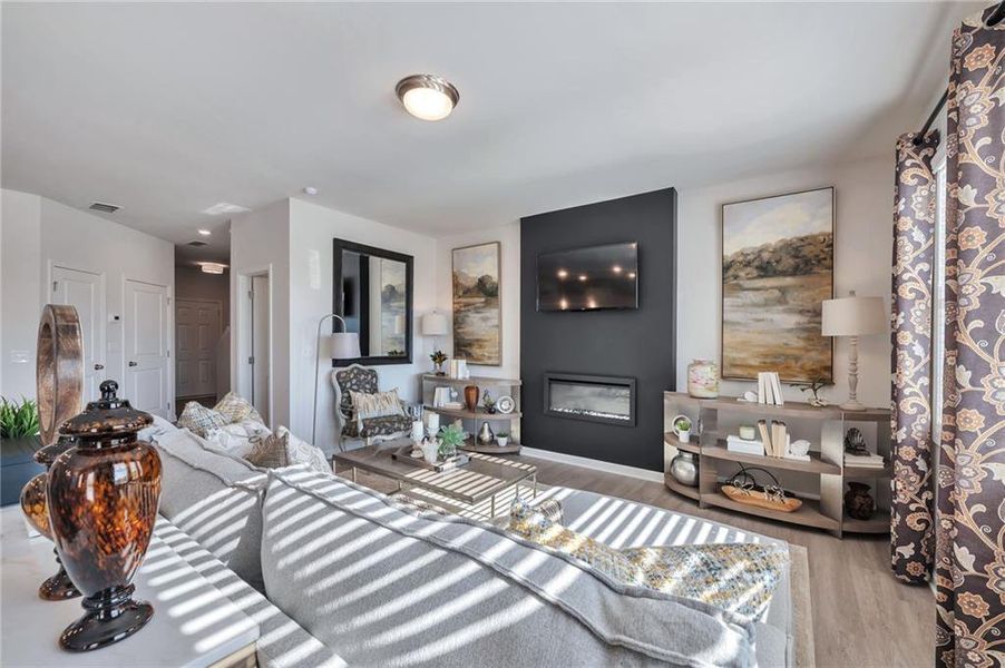 Furnished interior view inside a new home in , Calhoun (Image 11).