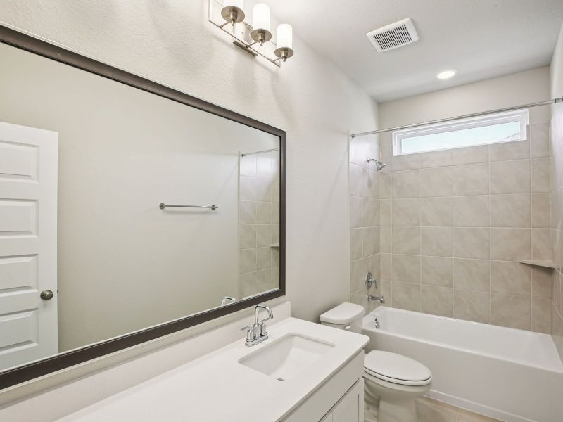 Furnished interior view inside a new home in Kemah Crossing - Luxe Series, Kemah (Image 11). Furnished interior view inside a new home in Kemah Crossing - Luxe Series, Kemah (Image 11).