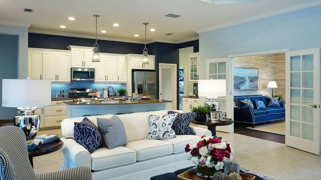 Furnished interior view inside a new home in Canoe Creek Real Estate and Homes for Sale in Parrish, FL - Neal Communities, Parrish (Image 8).