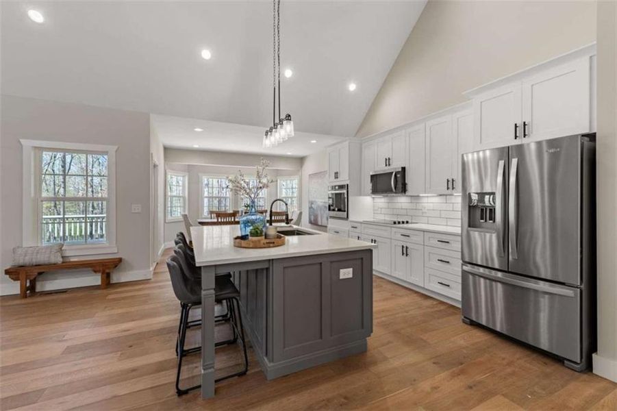 Furnished interior view inside a new home in , Morganton (Image 13).
