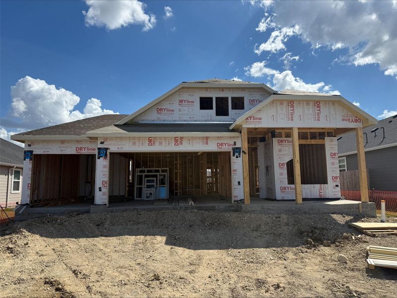View of unfinished property