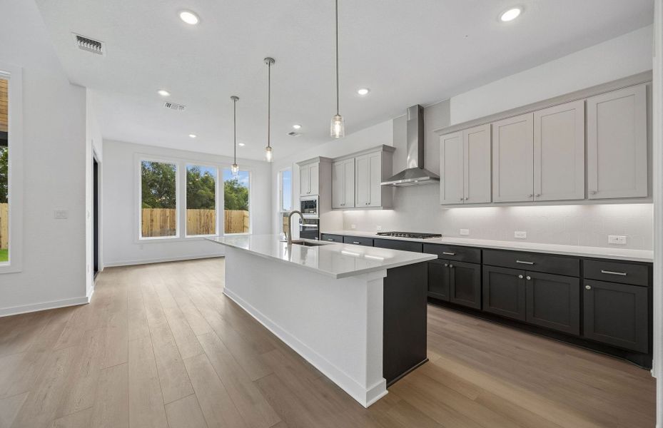 Furnished interior view inside a new home in Kuempel Farms, Pflugerville (Image 6).