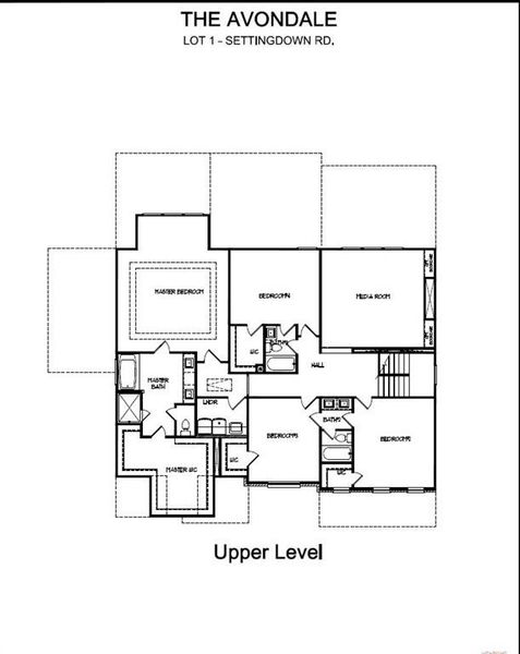 2D floor plan layout of this home in , Cumming, GA (Image 4).